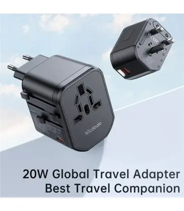 شارژر دیواری 20 وات مک دودو مدل Mcdodo 20W PD Fast Charging Universal Travel Adapter CP-3471