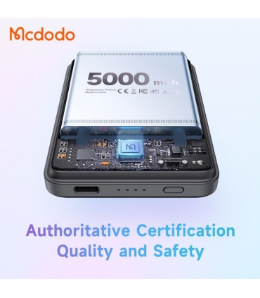 خرید پاوربانک با کیفیت مگ سیف دار مک دودو مدل MC-395 با حجم 10 هزار میلی امپر و قیمت مناسب