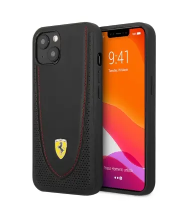قاب فراری اورجینال چرمی CG Mobile Leather Case Ferrari Iphone 13