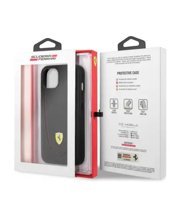 قاب فراری اورجینال چرمی CG Mobile Leather Case Ferrari Iphone 13