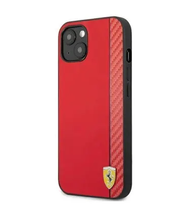 قاب ایفون 13 فراری چرمی کربنی CG Mobile Leather Case Ferrari Iphone 13