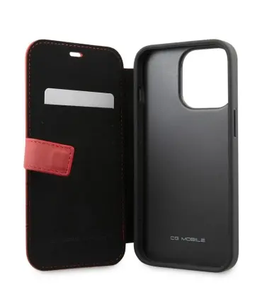 کیف اورجینال چرمی CG Mobile Leather Case Ferrari Iphone 13 Pro Max