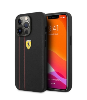 قاب اورجینال چرمی خط کنار CG Mobile Leather Case Ferrari Iphone 13 PRO