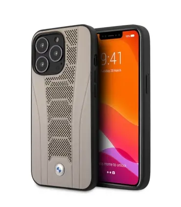 قاب اورجینال چرمی بی ام دبلیو CG Mobile Leather Case BMW Iphone 13pro