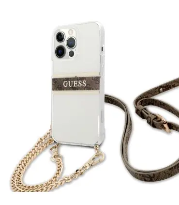 قاب اورجینال گس بنداویز دار CG Mobile PC/TPU Case GUESS Iphone 13pro