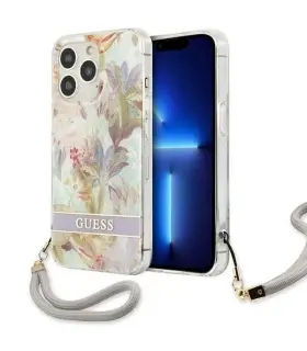 قاب اورجینال گس طرح گل CG Mobile PC/TPU Case GUESS Iphone 13pro