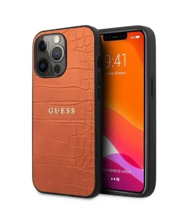 قاب اورجینال چرمی گس پوست ماری ایفون Case GUESS Iphone 13 pro