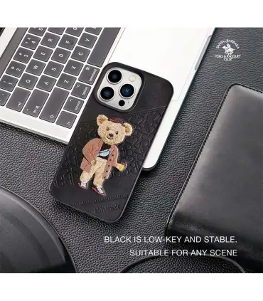 قاب ایفون 13/14 چرمی پولو Santa Barbara Polo Crete|