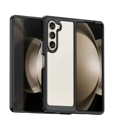 قاب سامسونگ زد فولد 5 Case GKK Samsung Z FOLD 5 Flex| گلگسی زد فولد 5 برند معروف gkk پوشش 360 درجه دکمه های روان و نرم رنگ بندی مشکی و شفاف انعطاف پذیر طراحی زیبا و مقاوم 