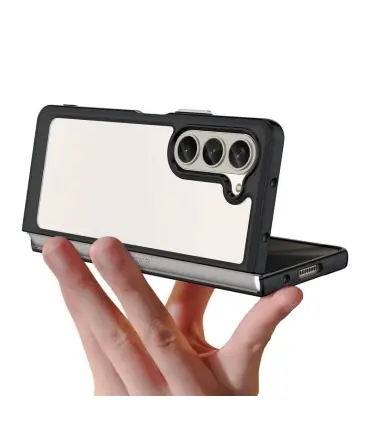 قاب سامسونگ زد فولد 5 Case GKK Samsung Z FOLD 5 Flex| گلگسی زد فولد 5 برند معروف gkk پوشش 360 درجه دکمه های روان و نرم رنگ بندی مشکی و شفاف انعطاف پذیر طراحی زیبا و مقاوم 