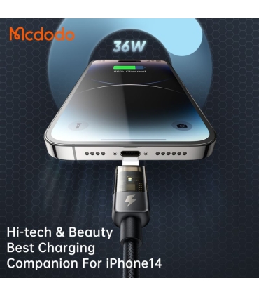 کابل مک دودو لایتنینگ به Mcdodo CA-3160 Type C طول 1.8 متر