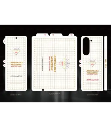 برچسب صفحه نمایش زد فولد 3 کامل tpu protector 360 Z Fold 3| برچسب صفحه زد فولد 3 پوشش 360 درجه پوشش صفحه نمایش بزرگ و کوچک پوشش پشت گوشی پوشش لولایی گوشی کاملا شفاف نصب آسان پک کامل 