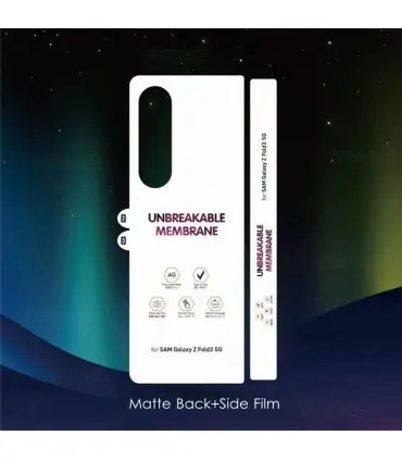 برچسب صفحه نمایش زد فولد 3 کامل tpu protector 360 Z Fold 3| برچسب صفحه زد فولد 3 پوشش 360 درجه پوشش صفحه نمایش بزرگ و کوچک پوشش پشت گوشی پوشش لولایی گوشی کاملا شفاف نصب آسان پک کامل 