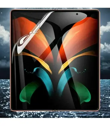 برچسب صفحه نمایش زد فولد 3 کامل tpu protector 360 Z Fold 3| برچسب صفحه زد فولد 3 پوشش 360 درجه پوشش صفحه نمایش بزرگ و کوچک پوشش پشت گوشی پوشش لولایی گوشی کاملا شفاف نصب آسان پک کامل 