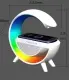 اسپیکر رقص نور دار شارژر وایرلس Speaker and with RGB and wireless charging| دارایه رقص نور زیبا و لاکچری اسپیکر 5 واتی شارژر وایرلس محل قرار گیری مموری کارت و فلش مموری مودهای رقص نور متفاوت 