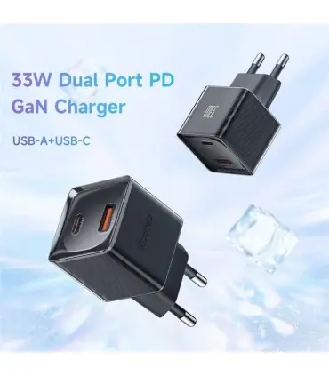 شارژر دیواری مک دودو 33 وات مدل Mcdodo Dual Output Fast Chargr CH-415| شارژر 2 پورت 33 واتی برند مک دودو CH-415 مناسب گوشی ها و دستگاها تا 33 وات 2 خروجی 1خروجی تایپ سی 1 خروجی usb a دارای تکنولوزی GAN ساخت شرکت معروف مک دودو 