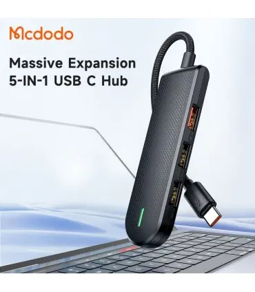 هاب 5 پورت مک دودو مدل Mcdodo HUB 5 IN1 USB HU-143|مک دودو MCDODO