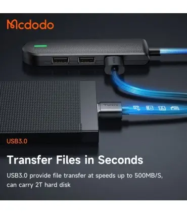 هاب 5 پورت مک دودو مدل Mcdodo HUB 5 IN1 USB HU-143|مک دودو MCDODO