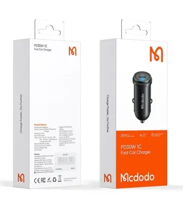 شارژر فندکی مینی مک دودو 30 واتی مدل Mcdodo Car Charger PD30W CC-749| شارژر مینی فندکی مک دودو برند مک دودو&nbsp; CC-479 &nbsp;30 وات تایپ سی کوچک و قابلیت متصل کردن به تمامی خودروها PD TYPE C ساخت شرکت معروف مک دودو 