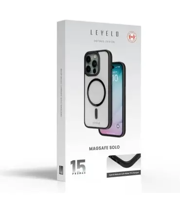 قاب ایفون 15 پرو برند لول لو Case Iphone 15 pro Levelo Magsafe Solo|قاب ایفون 15 پرو برند لول لو Case Iphone 15 pro&nbsp; Levelo Magsafe Soloمناسب ایفون 15 پرو مگسیف دار کیفیت بالا و مقاوم دربرابر ضربه رنگ بندی زیبا برند معروف لول لو LEVELO 