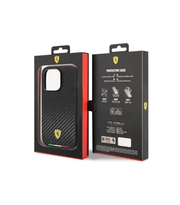 قاب ایفون 14 پرو مکس کربنی فراری CG Mobile Leather Case Ferrari Iphone 14 pro Max|قاب ایفون 14 پرو مکس قاب اصل فراری ایفون 14 پرو مکس&nbsp; CG MOBILE زیبای و جذابیت کلاسیک مقاومت بالا در ضربات احتمالی تهیه شده از مواد درجه یک کمپانی معروف CG MOBILE&nbsp; لوگوی فراری طراحی بی نظیر و شیک این محصول دارای مجوز رسمی فراری CG Mobile است