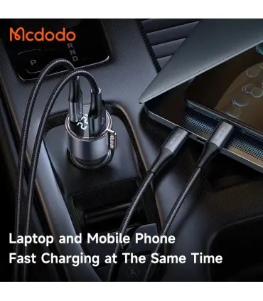 شارژر فندکی مک دودو 75 واتی مدل Mcdodo Car Charger PD75W CC-369 شارژر فندکی مک دودو برند مک دودو&nbsp; CC-369 &nbsp;75 وات تایپ سی&nbsp; و usb کوچک و قابلیت متصل کردن به تمامی خودروها PD TYPE C ساخت شرکت معروف مک دودو |