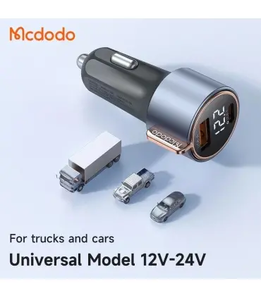شارژر فندکی مک دودو 75 واتی مدل Mcdodo Car Charger PD75W CC-369 شارژر فندکی مک دودو برند مک دودو&nbsp; CC-369 &nbsp;75 وات تایپ سی&nbsp; و usb کوچک و قابلیت متصل کردن به تمامی خودروها PD TYPE C ساخت شرکت معروف مک دودو |
