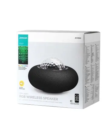 اسپیکر لاکچری جویروم مدل Joyroom SPEAKER BLUETOOTH MS-02| اسپیکر رقص نوردار جویروم مدل JR-ms02 رقص نور بسیار عالی کیفیت صدای عالی نورپردازی RGB ساخت شرکت معروف جویروم 