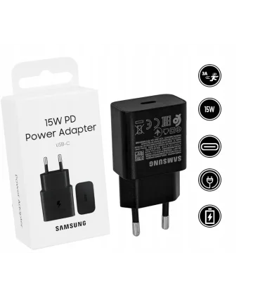 شارژر صد در صد اورجینال 15 وات سامسونگ Samsung EP-T1510 15W type-c Wall Charger| شارژر صد در صد اورجینال سامسونگ 15 وات تایپ سی مناسب گوشی a14&nbsp; و گوشی های 15 واتی فست شارژ 
