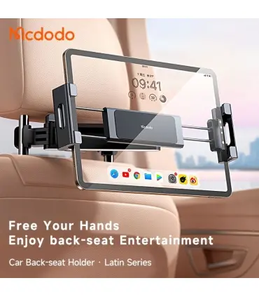 هولدر تبلت صندلی عقب مک دودو مدل MCDODO CAR Holder TABLET MOBILE CM-4320| هولدر صندلی عقب تبلیت و گوشی مک دودو برند مک دودو  cm-4320  قابلیت متصل تبلت تا 7 اینچ و انواع گوشی نصب راحت در صندلی عقب خودرو کیفیت ساخت بالا مقاومت بالا و نگهدای عالی ساخت شرکت معروف مک دودو 