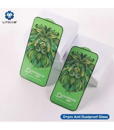 گلس ایفون 15 پرو برند لیتو LITO GLASS DUSTPROOF iPhone 15 Pro|copy of گلس ایفون 15 پرو برند لیتو LITO GLASS DUSTPROOF iPhone 15 Proمخصوصایفون 15 پرو نصب اسان چسبندگی قوی دارای توری اسپیکر شفاف کیفیت بالا برند لیتو LITO 