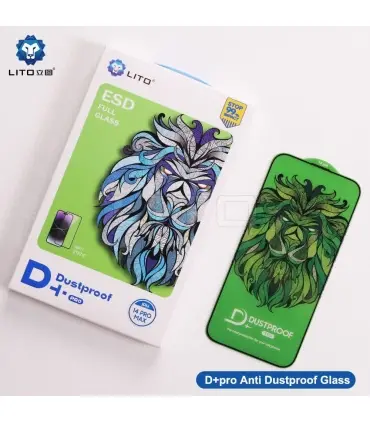 گلس ایفون 15 پرو برند لیتو LITO GLASS DUSTPROOF iPhone 15 Pro|copy of گلس ایفون 15 پرو برند لیتو LITO GLASS DUSTPROOF iPhone 15 Proمخصوصایفون 15 پرو نصب اسان چسبندگی قوی دارای توری اسپیکر شفاف کیفیت بالا برند لیتو LITO 