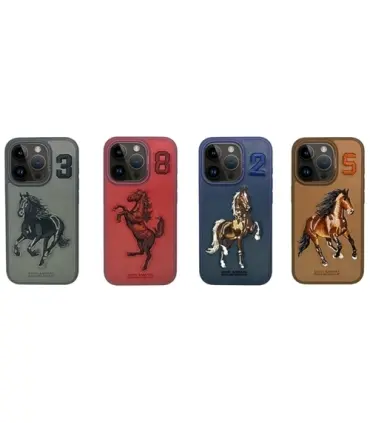 قاب ایفون 15 پرو مکس چرمی پولو مدل Santa Barbara Case iPhone 15 Pro Max Polo BORIS|قاب چرمی پولو مخصوص ایفون 15 پرومکسقاب پولو&nbsp; ایفون 15 پرومکس BORIS برند اورجینال پولو کیفیت ساخت بالا طراحی فوق العاده دوخته شده طرح اسب رنگ زیبا ساخت شرکت سانتاباربارا 