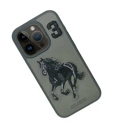 قاب ایفون 15 پرو مکس چرمی پولو مدل Santa Barbara Case iPhone 15 Pro Max Polo BORIS|قاب چرمی پولو مخصوص ایفون 15 پرومکسقاب پولو&nbsp; ایفون 15 پرومکس BORIS برند اورجینال پولو کیفیت ساخت بالا طراحی فوق العاده دوخته شده طرح اسب رنگ زیبا ساخت شرکت سانتاباربارا 
