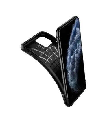 قاب اسپیگن آیفون Spigen Liquid Air Case Apple iPhone 11 Pro|Spigen Liquid Air Case Apple iPhone 11 Proفوق باریک و مناسب استفاده روزمره دکمه های دقیق و پاسخگو لایه داخلی انعطاف پذیر و جاذب شوک دارای درجه Mil-grade با فناوری کوسن هوای فشرده سازگار با شارژر بی سیم