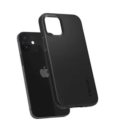 قاب اسپیگن آیفون Spigen THIN FIT Case Apple iPhone 12 Mini|Spigen THIN FIT Case Apple iPhone 12 miniفوق باریک و مناسب استفاده روزمره دکمه های دقیق و پاسخگو لایه داخلی انعطاف پذیر و جاذب شوک دارای درجه Mil-grade با فناوری کوسن هوای فشرده سازگار با شارژر بی سیم