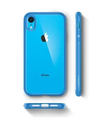 قاب اسپیگن آیفون Spigen ULTRA HYBRID Case Apple iPhone XR|SpigenULTRA HYBRID Case Apple iPhone XRفوق باریک و مناسب استفاده روزمره دکمه های دقیق و پاسخگو لایه داخلی انعطاف پذیر و جاذب شوک دارای درجه Mil-grade با فناوری کوسن هوای فشرده سازگار با شارژر بی سیم