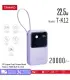 پاوربانک 20 هزار میلی امپر ترانیو مدل Power Bank Tranyoo T-K12| پاوربانک  دار برند ترانیو مدل T-K12 20 هزار میلی امپر 22.0 وات رنگ بندی زیبا و خاص ساخته شده برند معتبر ترانیو 