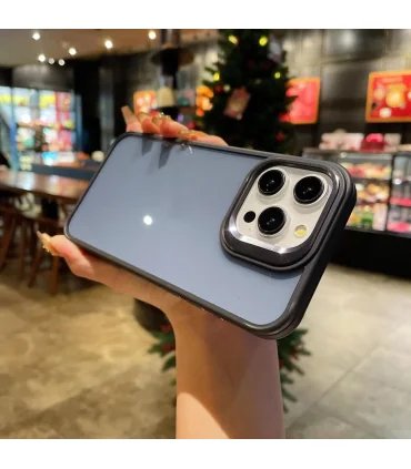 قاب پشت شفاف ایفون 14 پرو مکس Case DOYERS IPHONE 14 PRO MAX| مناسب ایفون 14 پرو مکس رنگ بندی زیبا و لاکچری مقاوم در برابر ضربه کیفت ساخت بالا دور لنز فلزی برند اورجینال DOYERS 