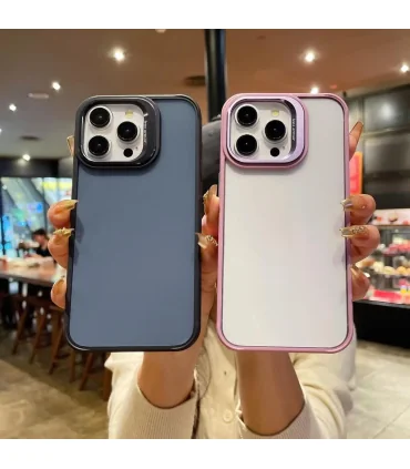 قاب پشت شفاف ایفون 14 پرو مکس Case DOYERS IPHONE 14 PRO MAX| مناسب ایفون 14 پرو مکس رنگ بندی زیبا و لاکچری مقاوم در برابر ضربه کیفت ساخت بالا دور لنز فلزی برند اورجینال DOYERS 