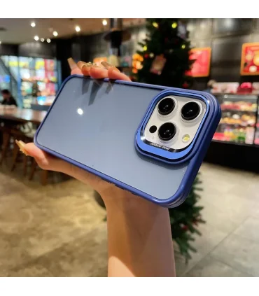 قاب پشت شفاف ایفون 14 پرو مکس Case DOYERS IPHONE 14 PRO MAX| مناسب ایفون 14 پرو مکس رنگ بندی زیبا و لاکچری مقاوم در برابر ضربه کیفت ساخت بالا دور لنز فلزی برند اورجینال DOYERS 