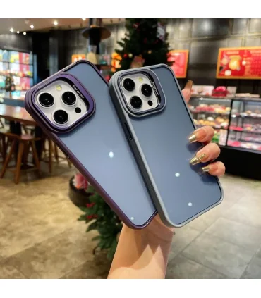 قاب پشت شفاف ایفون 14پرو Case DOYERS IPHONE 14 PRO| مناسب ایفون 14 پرو رنگ بندی زیبا و لاکچری مقاوم در برابر ضربه کیفت ساخت بالا دور لنز فلزی برند اورجینال DOYERS 