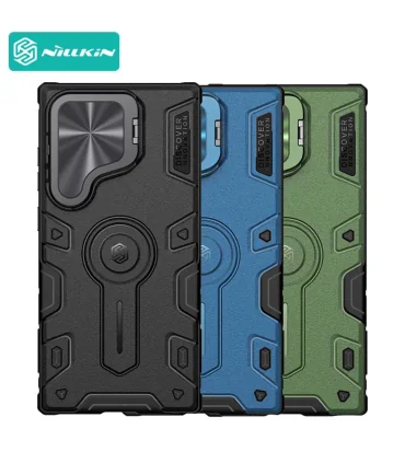 قاب نیلکین اس 24 اولترا Nillkin CamShield Armor Prop camera S24 Ultra| مخصوص اس 24 اولترا کیفیت عالی دارای مخافظ لنز رنگ بندی های زیبا برند اورجینال نیلکین 