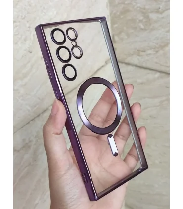 قاب مای کیس مگسیف دار سامسونگ اس 24 اولترا Case My case Samsung S24 ultra|Case My case&nbsp;Samsung S24 ultraمگسیف قوی رنگ بندی جذاب دارای محافظ لنز 