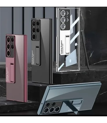 قاب استنددار جی کی کی اس 24 اولترا Case Gkk Samsung S24 Ultra|Case Gkk Samsung S24 Ultraطراحی زیبا و خاص استند دار شفاف برند اورجینال GKK 