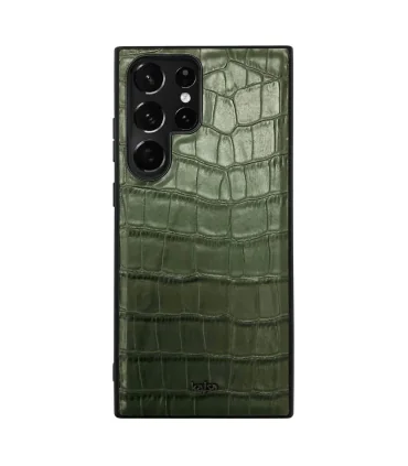 قاب چرمی کجسا سامسونگ اس 24 اولترا Case Kajsa CROCO Samsung S24 Ultra| قاب کجسا مناسب سامسونگ&nbsp;اس 24 اولترا کیفت چرم بالا بدون پوسته پوسته شدن پوشش کامل بدنه گوشی ساخته شده از چرم مرغوب 