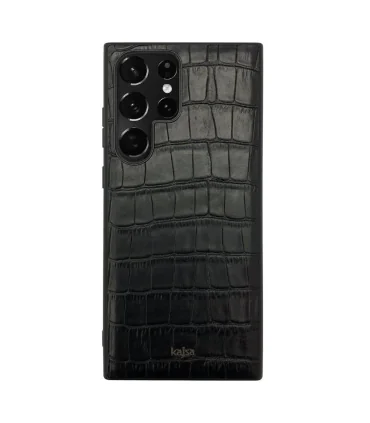 قاب چرمی کجسا سامسونگ اس 24 اولترا Case Kajsa CROCO Samsung S24 Ultra| قاب کجسا مناسب سامسونگ&nbsp;اس 24 اولترا کیفت چرم بالا بدون پوسته پوسته شدن پوشش کامل بدنه گوشی ساخته شده از چرم مرغوب 