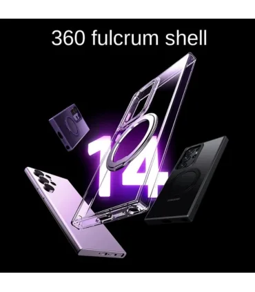 قاب مگسیف دار کلاسیک اس 24 اولترا Case Classic Magntic S24 Ultra|Case Classic Magntic S24 ultraمگسیف دار دارای استند مقاوم دربرابر ضربات شدید کیفیت ساخت بالا 