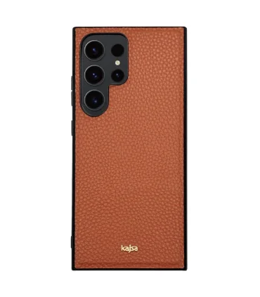 قاب چرمی کجسا سامسونگ اس 24 اولترا Case Kajsa LITCHI Samsung S24 Ultra| قاب کجسا مناسب سامسونگ&nbsp;اس 24 اولترا کیفت چرم بالا بدون پوسته پوسته شدن پوشش کامل بدنه گوشی ساخته شده از چرم مرغوب 