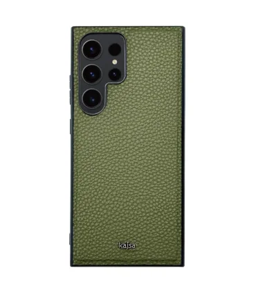 قاب چرمی کجسا سامسونگ اس 24 اولترا Case Kajsa LITCHI Samsung S24 Ultra| قاب کجسا مناسب سامسونگ&nbsp;اس 24 اولترا کیفت چرم بالا بدون پوسته پوسته شدن پوشش کامل بدنه گوشی ساخته شده از چرم مرغوب 